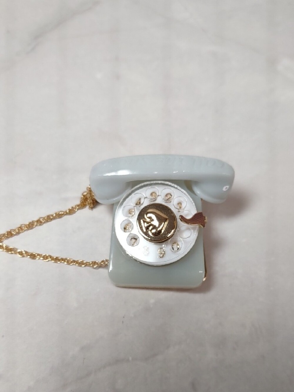 kate spade Retro Telephone Brooch with Gold Accents - Picture 3 of 8